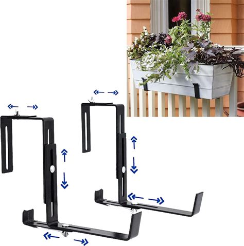 flower box metal wall bracket|wall mount window box brackets.